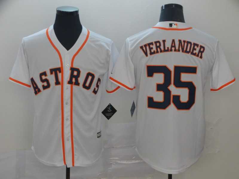 Astros 35 Justin Verlander White Cool Base Jersey,We sell and wholesale Astros 35 Justin Verlander White Cool Base Jersey on line form chian!
